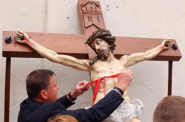 Bilder von der Karfreitagsprozession vom 18. 4. 2025